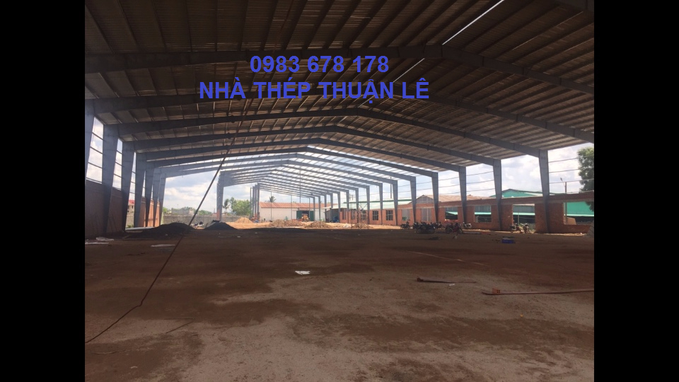 Nhà máy Hạt Điều Lộc Việt Cường tại Xuân Lộc - Nhà Thép Thuận Lê - Công Ty TNHH Thuận Lê